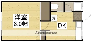 多田コーポ第2【1階】の間取り