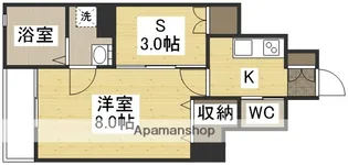 REPOS Ⅱ【101号室】の間取り