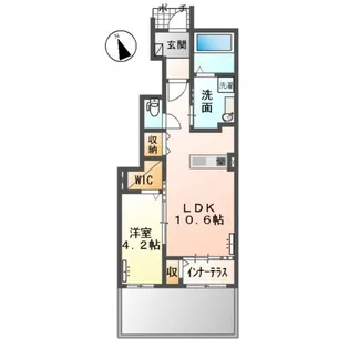 グリシーヌ【1階】の間取り