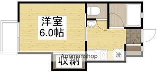 モリタコーポ【106号室】の間取り