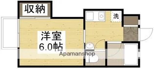 モリタコーポ【105号室】の間取り