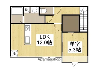 グランヅ片島【2階】の間取り