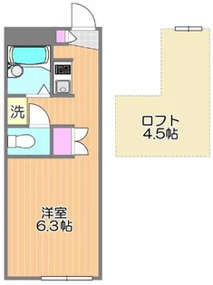 FOREVER RESIDENCE IMAⅢ【209号室】の間取り