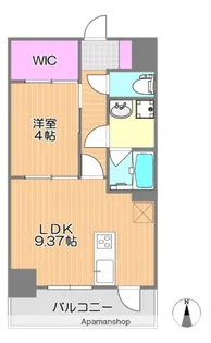 KABAYA GARDEN TONDACHO【4階】の間取り