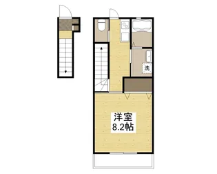 INBORU【2階】の間取り