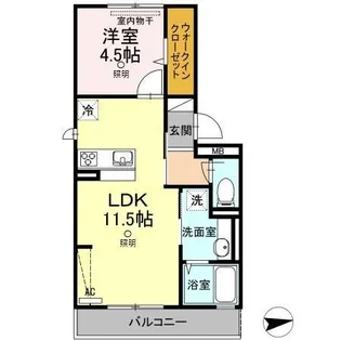 メゾン モナミ【2階】の間取り
