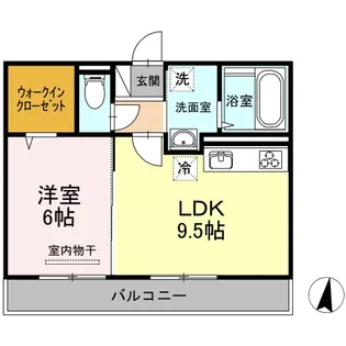 ブランドール マサ【2階】の間取り