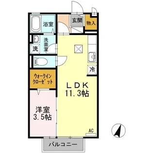 アネシス【1階】の間取り