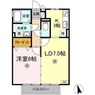 プリマヴェーラ【1階】の間取り