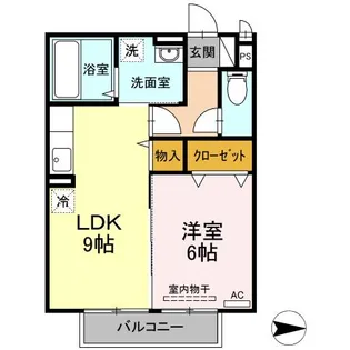 プリオールエフ C棟【2階】の間取り