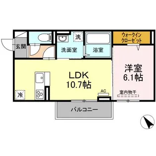 フェルナ【3階】の間取り