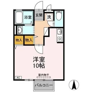フォンテーヌ アイ【2階】の間取り
