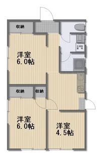 岡山県岡山市北区三野本町【一戸建】の間取り