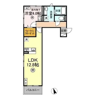 恵比寿Ⅴ【2階】の間取り