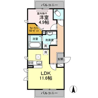 CORAL REEF MCORAL REEF T T【1階】の間取り