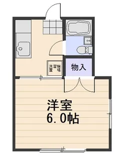 大供コーポ【1階】の間取り
