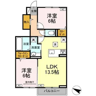 HONEY BEAR A【1階】の間取り