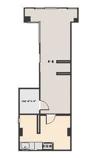 岡山県岡山市北区内山下2丁目【マンション】の間取り