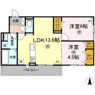 メゾン ド クレア【3階】の間取り