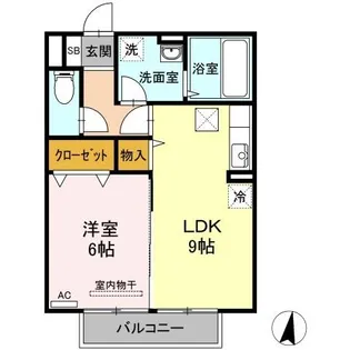 グランドソレイユ B棟【1階】の間取り