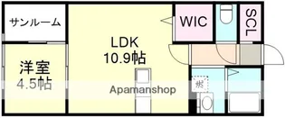 96APT【1階】の間取り