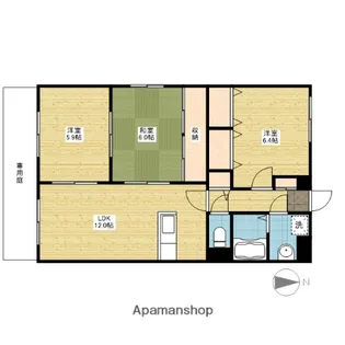 メゾンレアリゼ【1階】の間取り