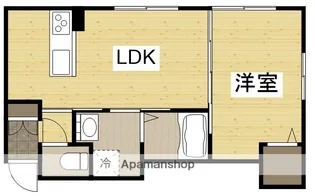 星と青空のクーレ【1階】の間取り