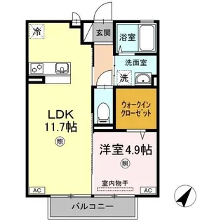 ミーテ・レーテ羽島【2階】の間取り