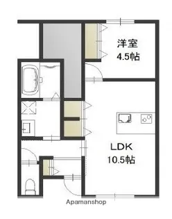 ノーブル高柳【1階】の間取り