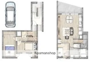 ETENA中仙道西 南棟【2階】の間取り