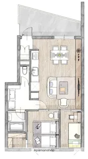 ETENA中仙道西 南棟【3階】の間取り