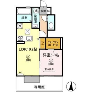 オリーブ【1階】の間取り