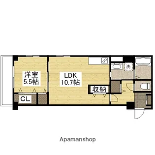 セレ グレージュ【2階】の間取り