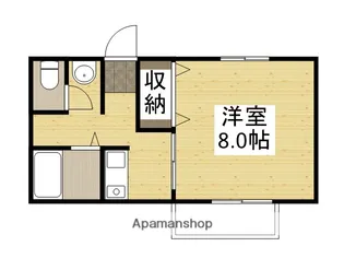 ドミール小野【1階】の間取り