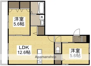 アマーヴィレⅡ【1階】の間取り