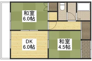 玉柏コーポ【106号室】の間取り