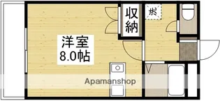 セントフォレスト北長瀬【602号室】の間取り