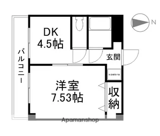 プラーナ富町【3階】の間取り