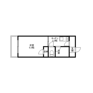 伊福ビューアレイ【4階】の間取り