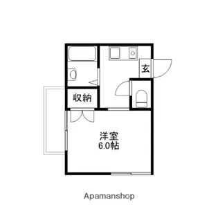翠ハイツ【207号室】の間取り