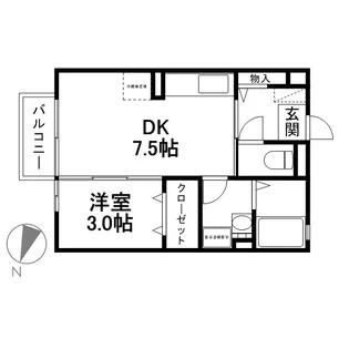 ティエラ川入【1階】の間取り
