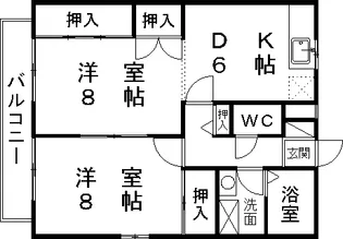 アモロッソ S&S【2階】の間取り