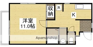 カーサ大薮【102号室】の間取り