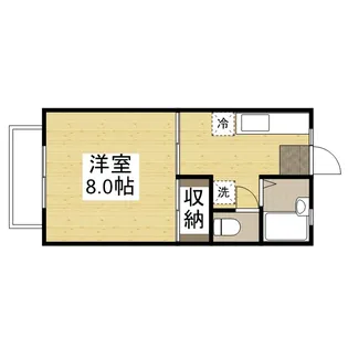 メゾンソレイユ【2階】の間取り