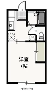 サンコーポ西古松【1階】の間取り