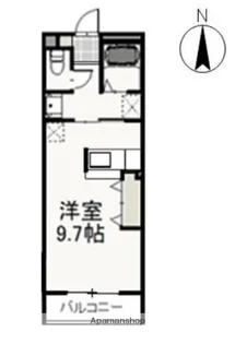 ヴィクトワール伊福【2階】の間取り
