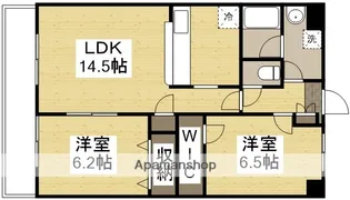 WIN北方【5階】の間取り