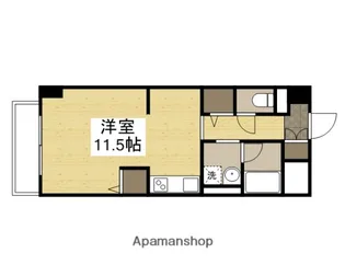 パルロイヤル東島田【605号室】の間取り