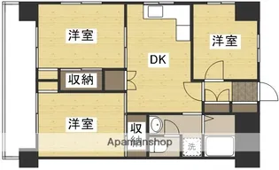 ナガシオビル【203号室】の間取り