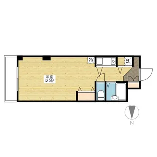 ホーメストハイツ蕃山町【3階】の間取り